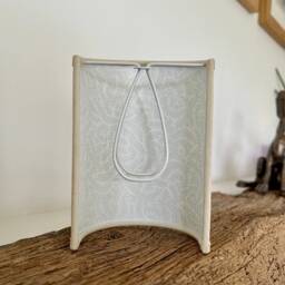 Soane Coral Green - Handmade, Candle Clip Half Shield Lampshade For Wall Lights - thumbnail 3