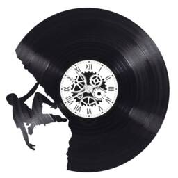 33 Rpm Vinyl Record Clock With Climbing, Sport, Rock Climbing, Nature, Theme - thumbnail 2