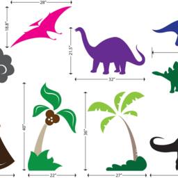 The Age Of Dinosaurs - Vinyl Wall Art Decal Custom Stickers - thumbnail 3