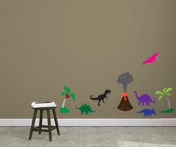 The Age Of Dinosaurs - Vinyl Wall Art Decal Custom Stickers