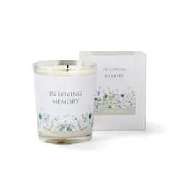 In Loving Memory Votive Candle Sympathy Gift - 90Ml, Botanical Eucalyptus Design, Funeral Favour, Memorial - thumbnail 3