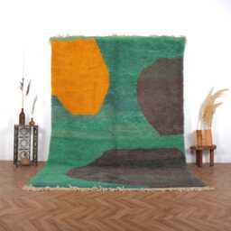 Handmade Beni Ourain Wool Rug - Customizable & Unique, Custom Moroccan Rug, Rug, Berber Rug - thumbnail 1