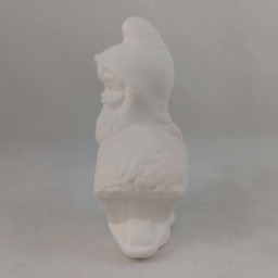 Ready To Paint Ceramic Small Gnome With Wheelbarrow - 5 Inches, Lawn Or Garden Gnome, Outdoor Indoor - thumbnail 3
