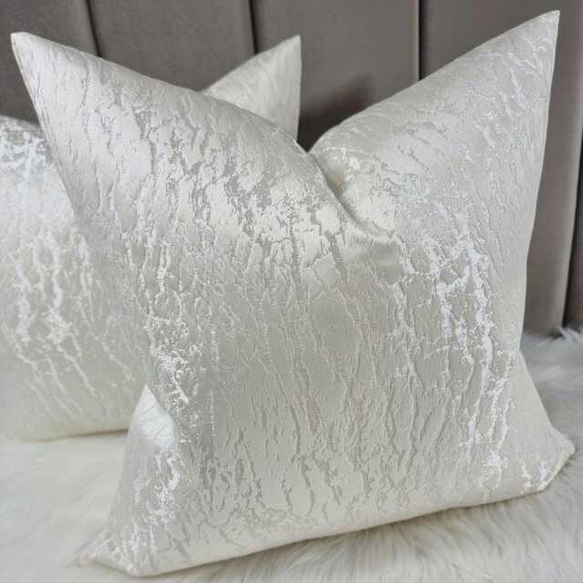 Hamlet Ivory/Opal Cushion Cover, Luxury Throw Pillow Cover Double Sided Prestigious Textiles Fabric Abstract Contemporary - image 1