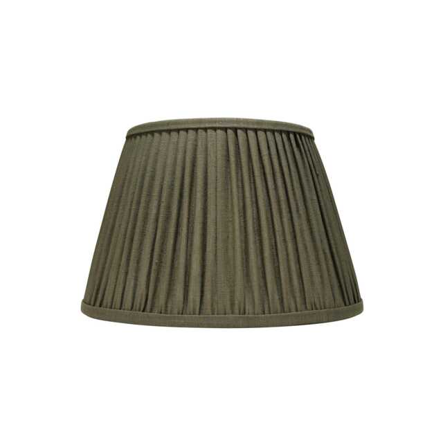 Pleated Linen Lampshade in Green - image 1