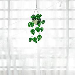 Monstera Plant Stained Glass Window Hangings Flowers Boho Home Decor Suncatcher Wall - thumbnail 2