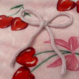 French Knit Bow Decoration Wool Wire Wall Decor Signs Flatlay Prop Girls Bedroom - thumbnail 3
