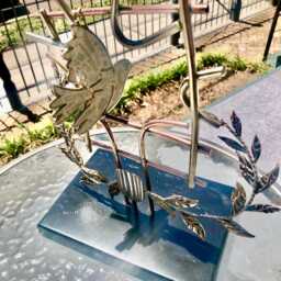 Metal Art Tabletop Sculpture Son Of Peace - thumbnail 3