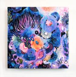 Reach - Resin-Coated Art Print On Wood Panel 12x12 - thumbnail 1