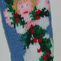 Personalized Hand Knitted Christmas Stocking - thumbnail 2