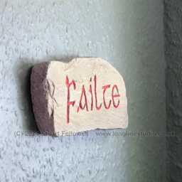 Failte - Welcome. Hand Made Resin Wall Hanging. Gaelic, Scotland, Ireland. Blessing - thumbnail 2