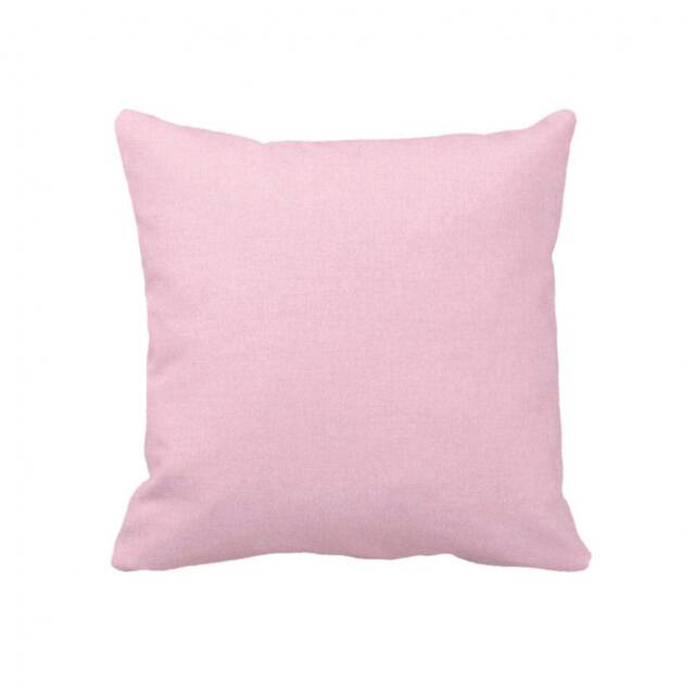 Solid Soft Pastel Pink - Throw Pillow, Decorative Pillow Cover, Case Square- 17 - image 1