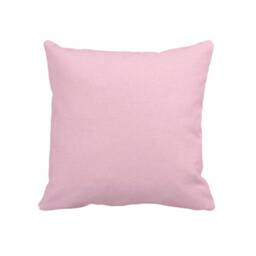 Solid Soft Pastel Pink - Throw Pillow, Decorative Pillow Cover, Case Square- 17 - thumbnail 2