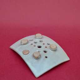 Soap Dish, Drainer, Leaping Hare Design, Handmade Stoneware, Pottery, Ceramic - thumbnail 3