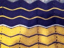 Chevron Blanket, Baby Chevron Afghan, Blankets & Throws - thumbnail 2