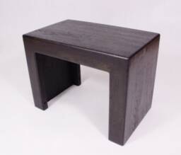 Stool Footstool Stool Solid Oak Black Stand Yoga Bench Column - thumbnail 1