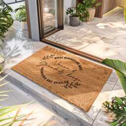 Grandkids Spoiled Here Doormat - Fun Nanny & Grandad Welcome - thumbnail 2