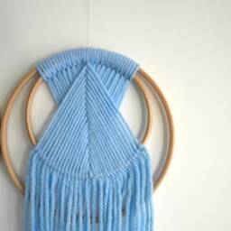 Wall Hangings For Nursery - Nursery Art Macrame Wall Hanging Living Room Fibre Textile - thumbnail 2