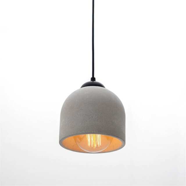 Raw Concrete Pendant Lamp, Stone Chandelier, Designer Hanging Lights, Scandinavian Design, Accessories - image 1