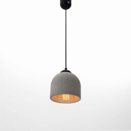 Raw Concrete Pendant Lamp, Stone Chandelier, Designer Hanging Lights, Scandinavian Design, Accessories - thumbnail 2