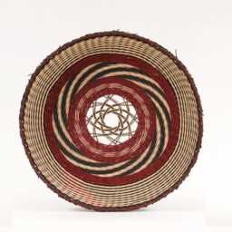 Large Woven Round Wall Art, Wicker For The - thumbnail 3