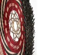 Large Woven Round Wall Art, Wicker For The