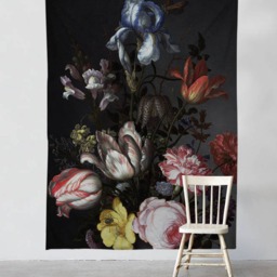 Dutch Floral - Wall Tapestry Tapestry Exotic Hangings Wanderlust Bohemian Home Decor Dorm T#13 - thumbnail 2