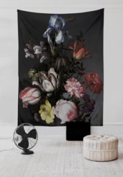 Dutch Floral - Wall Tapestry Tapestry Exotic Hangings Wanderlust Bohemian Home Decor Dorm T#13 - thumbnail 1