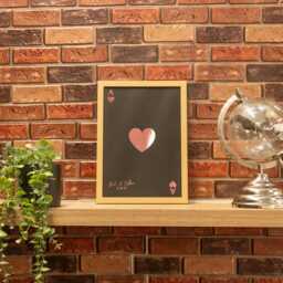 Foil Ace Of Cards Print Frame - Luxury Playing Card Wall Art, Metallic Poker Gift, Casino Decor, Gambler Perfect For Couples - thumbnail 2