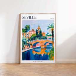 Seville Travel Poster Spanish Art Print - thumbnail 3