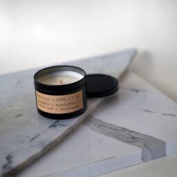 Dryad/4 Oz. Soy Travel Tin Candle Lavender, Eucalyptus, Cedar Leaf, Sandalwood, Tonka 25 Hrs. Handmade - thumbnail 2