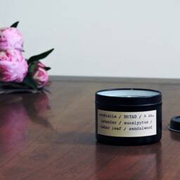 Dryad/4 Oz. Soy Travel Tin Candle Lavender, Eucalyptus, Cedar Leaf, Sandalwood, Tonka 25 Hrs. Handmade - thumbnail 3