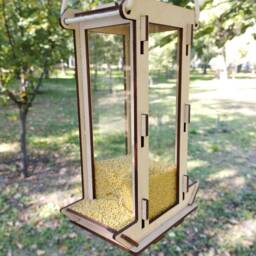 Hanging Bird Feeder Diy. Backyard Decoration For Watching - thumbnail 4