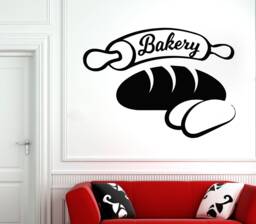 Bakery Wall Decal Removable Vinyl Sticker 4440 - thumbnail 1
