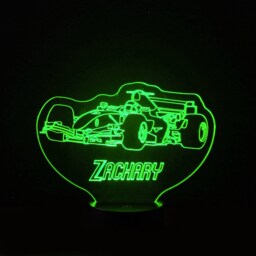 Personalised F1 Racing Car Night Light Color Changing Led Lamp - thumbnail 3