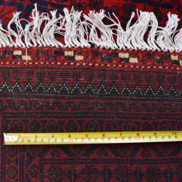 Afghan Bokhara Rugs, Turkmen Handmade Wool Rug, Custom Size, Khalmuhammadi Khamyab Bukhara, Tribal Living Room, Office, Dining Table Rug - thumbnail 4