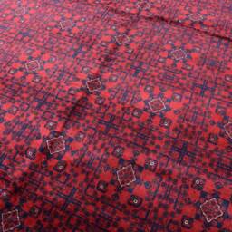 Afghan Bokhara Rugs, Turkmen Handmade Wool Rug, Custom Size, Khalmuhammadi Khamyab Bukhara, Tribal Living Room, Office, Dining Table Rug - thumbnail 3
