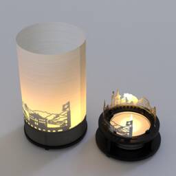 Bern Skyline Shadow Play Candle Swiss Souvenir Gift Box - thumbnail 4