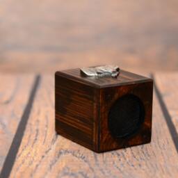 American Staffordshire Terrier - Wooden Candlestick With Dog, Souvenir, Decoration, Limited Edition, Collection - thumbnail 3