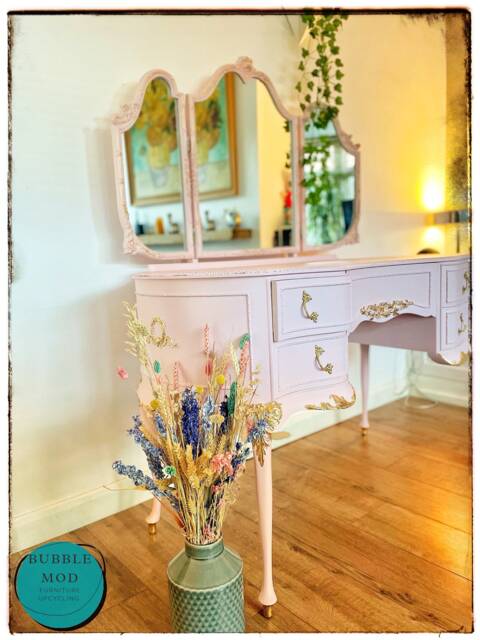 Olympus French Style Vanity Bespoke Vintage Dressing Table - image 1