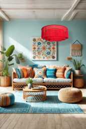 Tassel Fringing Lampshade, 3-Layer Fringe Pendant, Luxury Unique Hand Made Home Decor, Ceiling Lamp - thumbnail 1