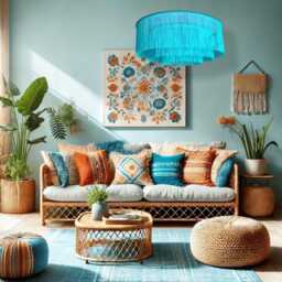 Tassel Fringing Lampshade, 3-Layer Fringe Pendant, Luxury Unique Hand Made Home Decor, Ceiling Lamp - thumbnail 3