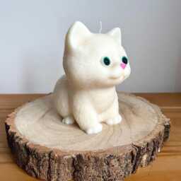 Kitten Candle Gift - 100% Soy Wax, Vegan-Friendly, Eco-Friendly, Perfect For Cat Lovers - thumbnail 3
