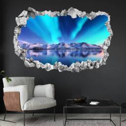 Northern Lights Wall Decal Sticker Mural Poster Print Art Home Bedroom Office Decor Kr29 - thumbnail 3