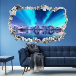 Northern Lights Wall Decal Sticker Mural Poster Print Art Home Bedroom Office Decor Kr29 - thumbnail 2