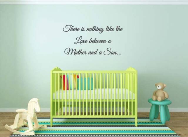There Is Nothing Like The Love Between A Mother & Son. Vinyl Wall Decal - image 1