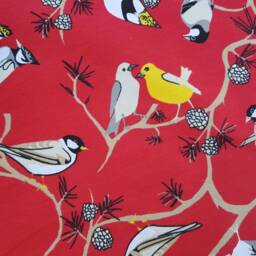 Nordic Christmas Tree Skirt With Bird Decor Danish Swedish Ornament Scandinavian God Jul - thumbnail 4