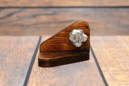 Spanish Mastiff - Wooden Candlestick With Dog, Souvenir, Decoration, Limited Edition, Collection - thumbnail 1
