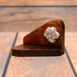 Spanish Mastiff - Wooden Candlestick With Dog, Souvenir, Decoration, Limited Edition, Collection - thumbnail 2