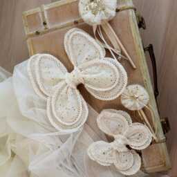 Openwork Wings For Toy, Toy Fairy Wings, Butterfly Costume A Butterfly, Small - thumbnail 3